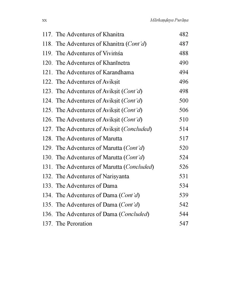 Markandeya Purana: Ancient Indian Tradition and Mythology Volume 86