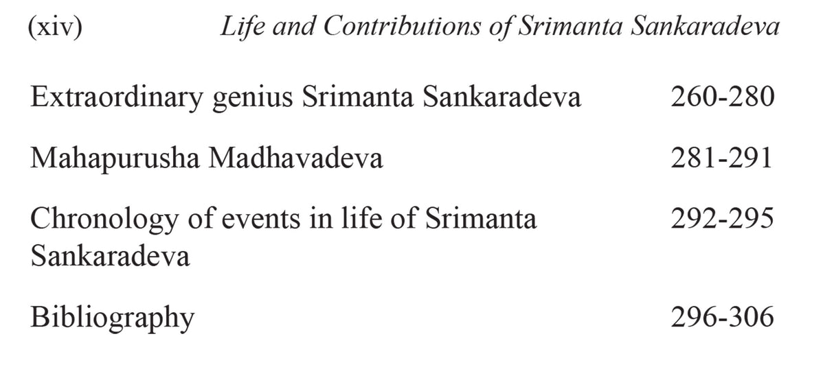 Life and Contributions of Srimanta Sankaradeva