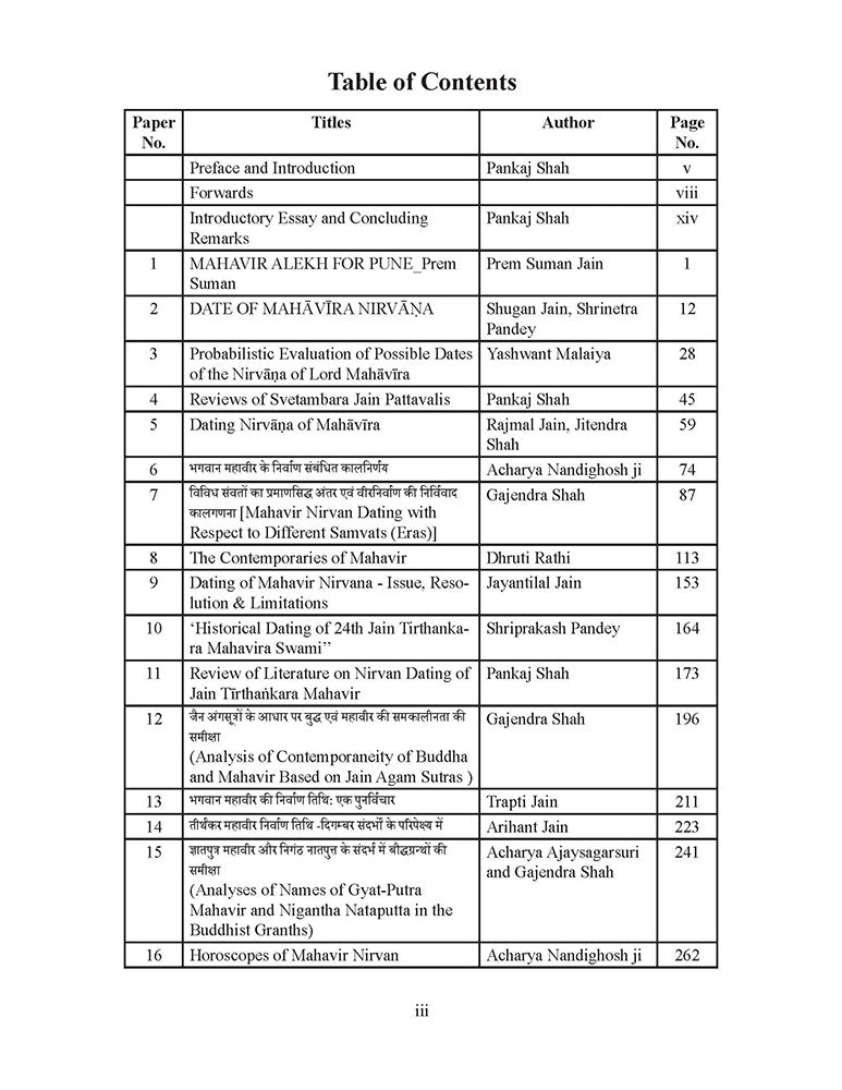 Nirvan Dating of Tirthankar Mahavira Swami: The Anchor Point of History of India