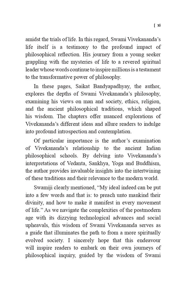 An Introduction to the Philosophy of Swami Vivekananda