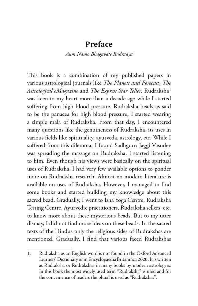 Rudraksha Jyotisha: A Treatise on Astrological Applications of Rudraksha