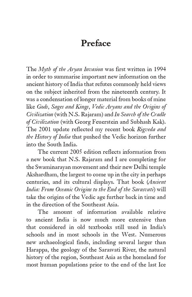 The Myth of the Aryan Invasion of India