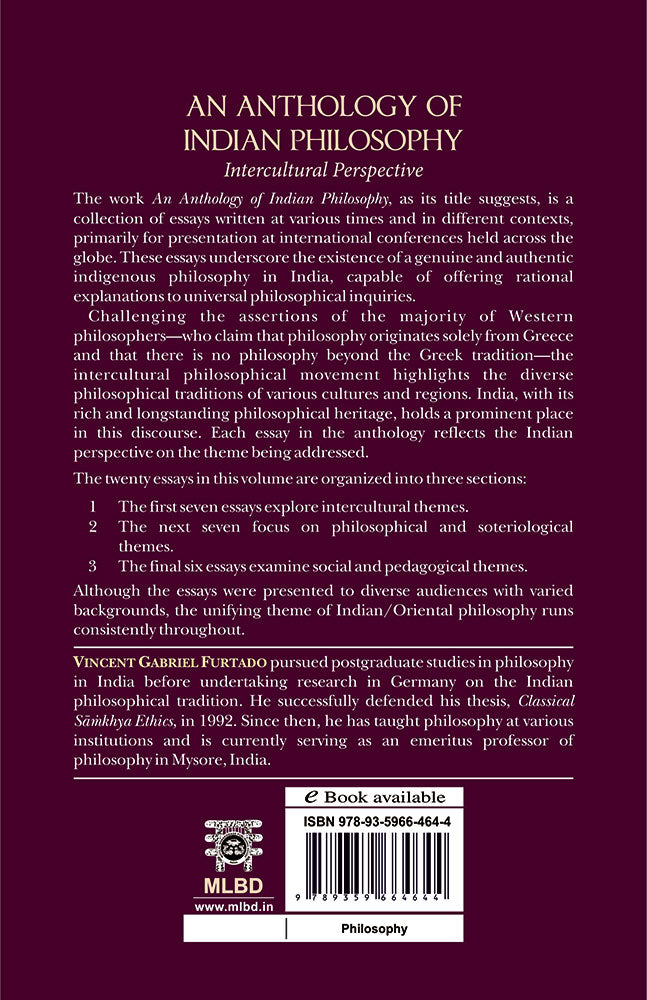 An Anthology of Indian Philosophy: Intercultural Perspective