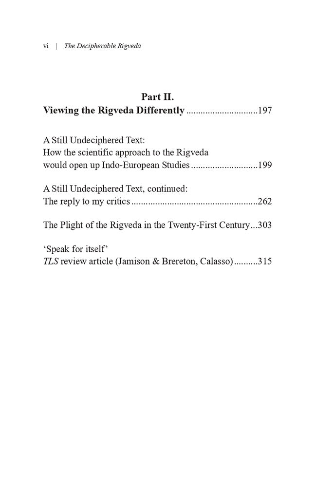 The Decipherable Rigveda: The Earliest Indo-European Poetry