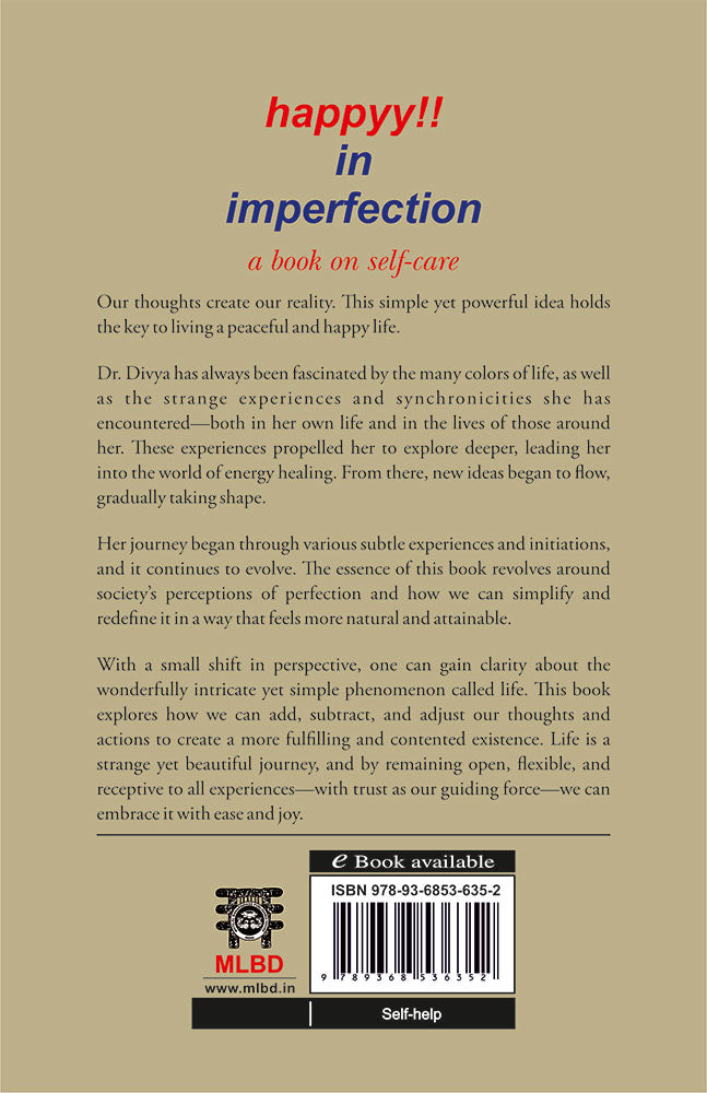 Happyy!! in Imperfection (A Book on Self-Care)